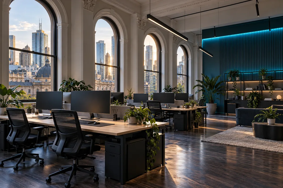 The UrbanByte Labs studio in Melbourne